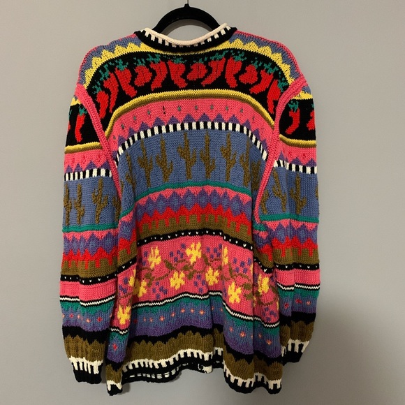 Incredible funky patterned cardigan sweater 
🌵🌶 - Picture 4 of 4